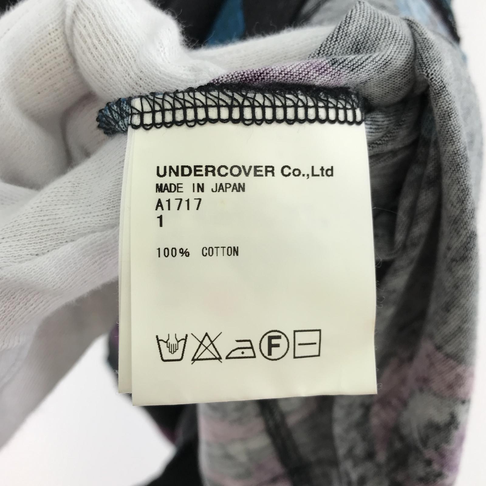 半袖Tシャツ 総柄切替ノースリーブワンピース 1