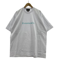 半袖Tシャツ MAJOGARY 魔女狩 FUCK YOU & CO 白 2XL ホワイト