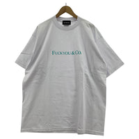 半袖Tシャツ MAJOGARY 魔女狩 FUCK YOU & CO 白 2XL ホワイト