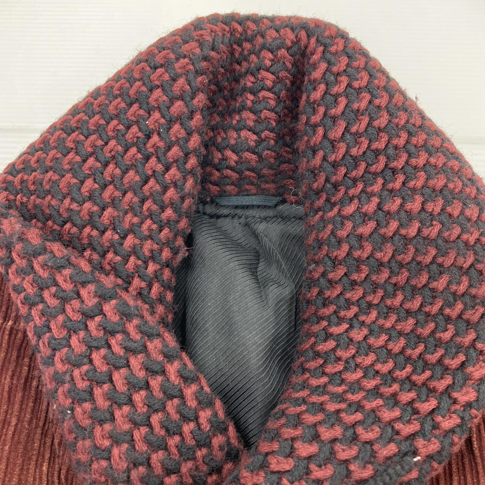ジャケット NUMBER (N)INE 08AW ショールカラーコーデュロイコート ボルドー