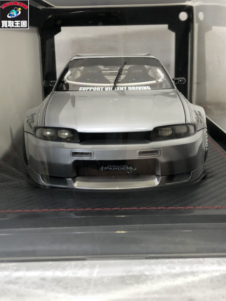 イグニッションモデル PANDEM GT-R(BCNR33) シルバー スケールカー