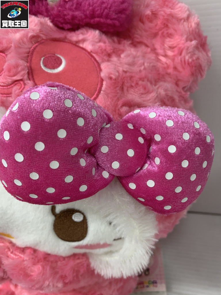 パンダハローキティ パール付大人リボン BIGぬいぐるみ フィギュア/グッズ