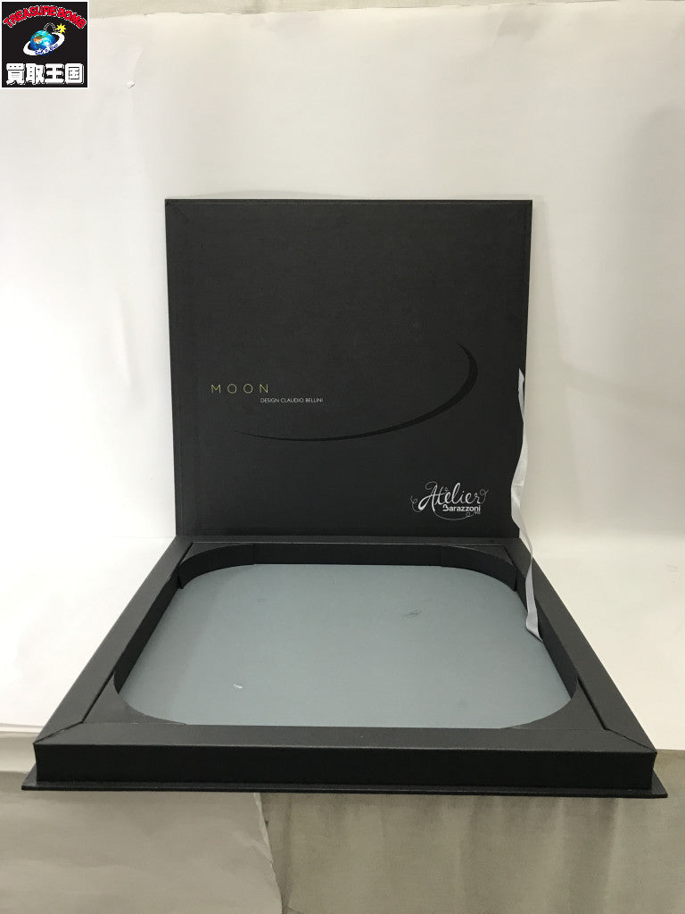 Barazzoni ラウンドトレイ MOON 直径40cm ステンレス 雑貨その他