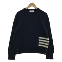 ニット THOM BROWNE クルーネックニット 1 ネイビー MKA448A-Y1032-415 1 ネイビー