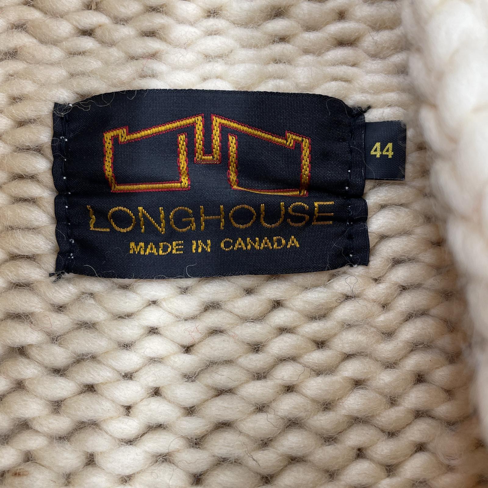 ニット LONGHUSE カウチンニット ベージュ (44)