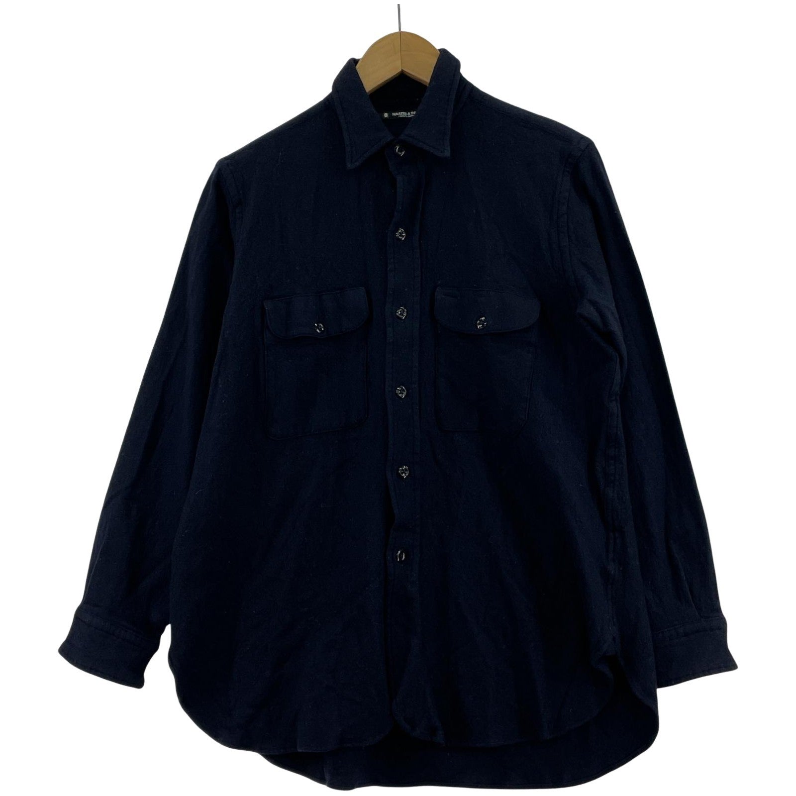 長袖シャツ work shワークシャツ 紺 2 ネイビー