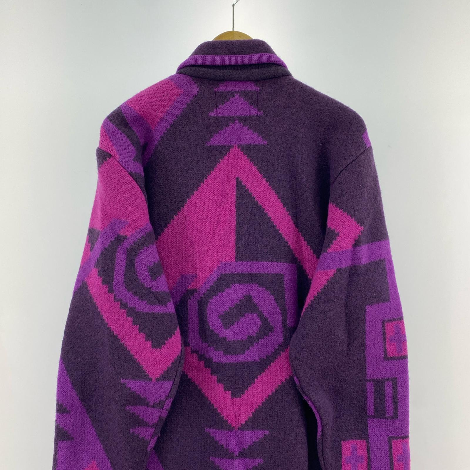 その他アウター LONGHOUSE ネイティブ柄 ジャケット パープル L パープル