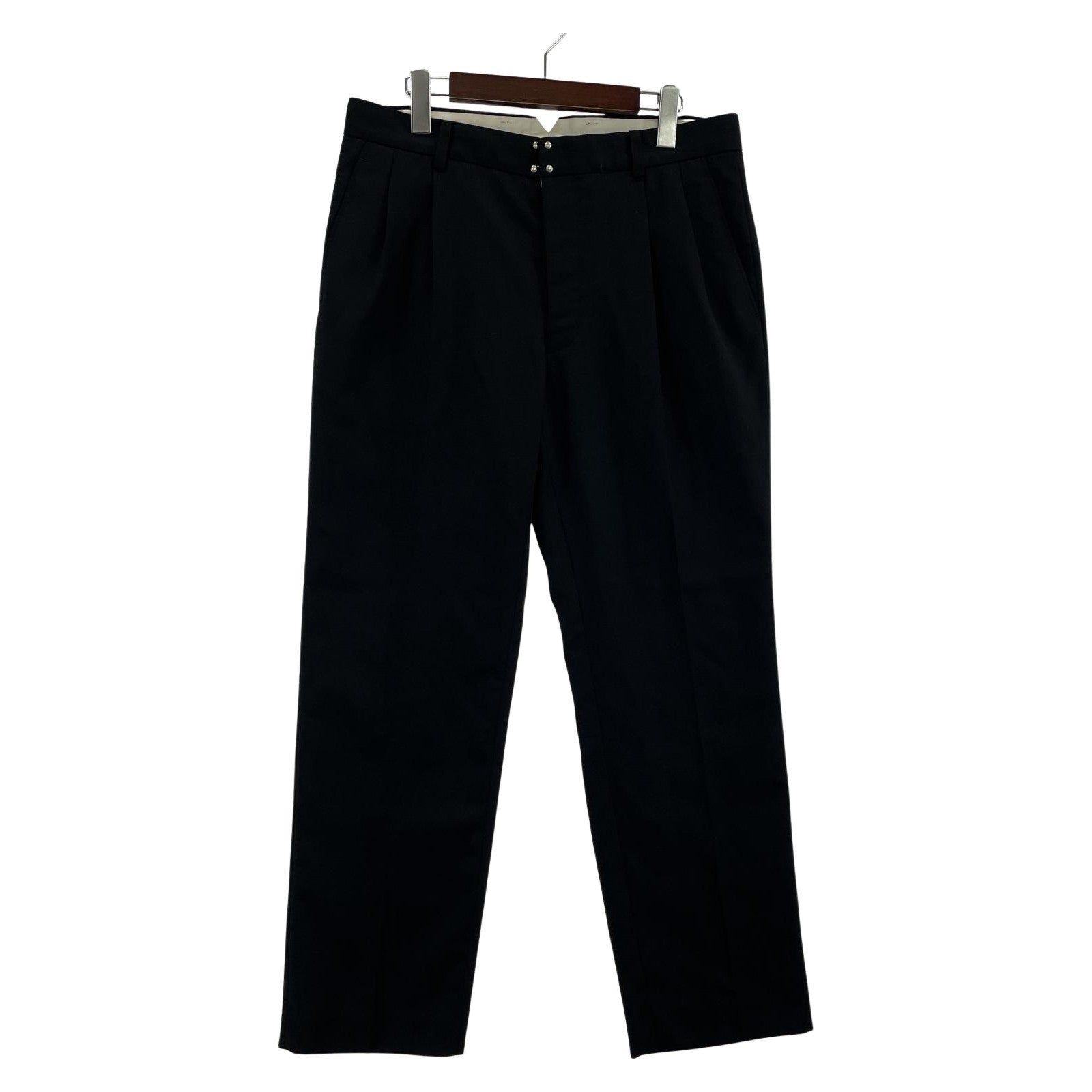 パンツ Raw-Edge Liner Tailored Slim Trousers ブラック