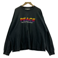 長袖Tシャツ 21SS PEACE Vintage Long Sleeve Tee ブラック