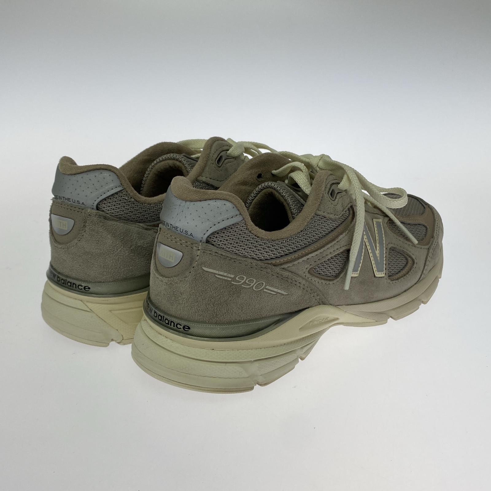 スニーカー KITH 990 V4 26.5CM 26.5cm (US8 1/2 UK8 EU43) グレー