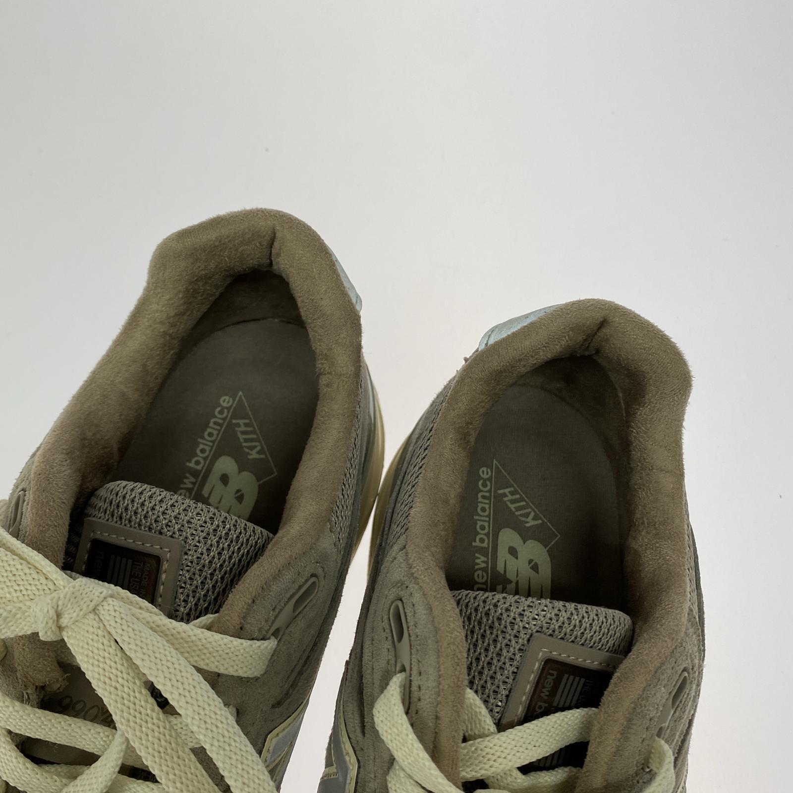 スニーカー KITH 990 V4 26.5CM 26.5cm (US8 1/2 UK8 EU43) グレー