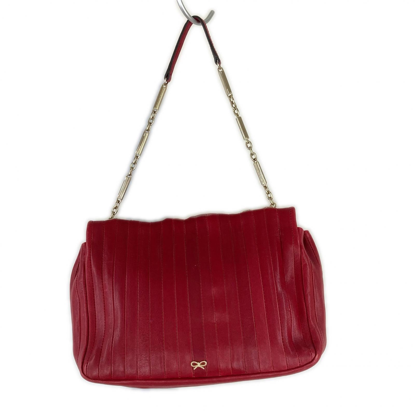 ショルダーバッグ ANYA HINDMARCH ショルダーバッグ レッド
