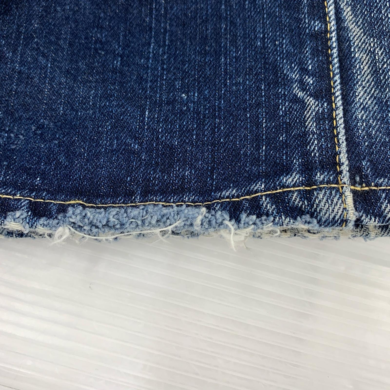 デニムパンツ 3005xx 赤耳 テーパード 28 ブルー