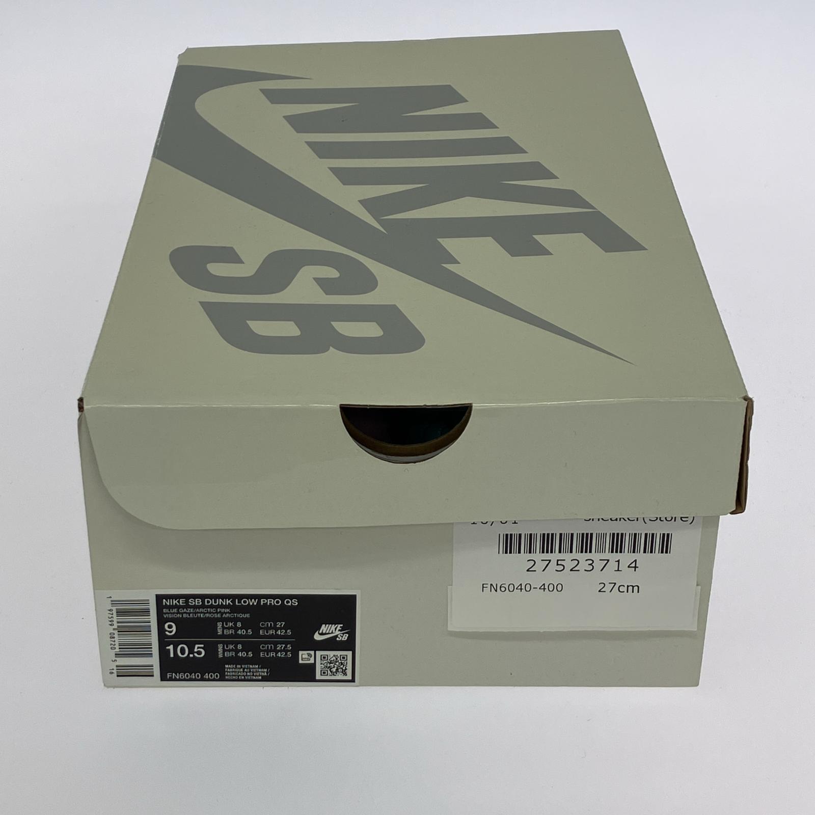スニーカー NIKE SB VERDY DUNK LOW PRO QS FN6040-400 (27) マルチカラー