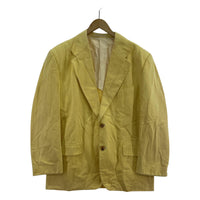 テーラードジャケット COMME des GARCONS 90s コットンテーラードジャケット M イエロー