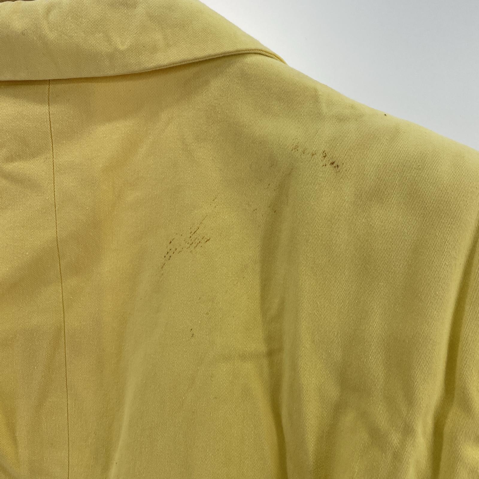 テーラードジャケット COMME des GARCONS 90s コットンテーラードジャケット M イエロー