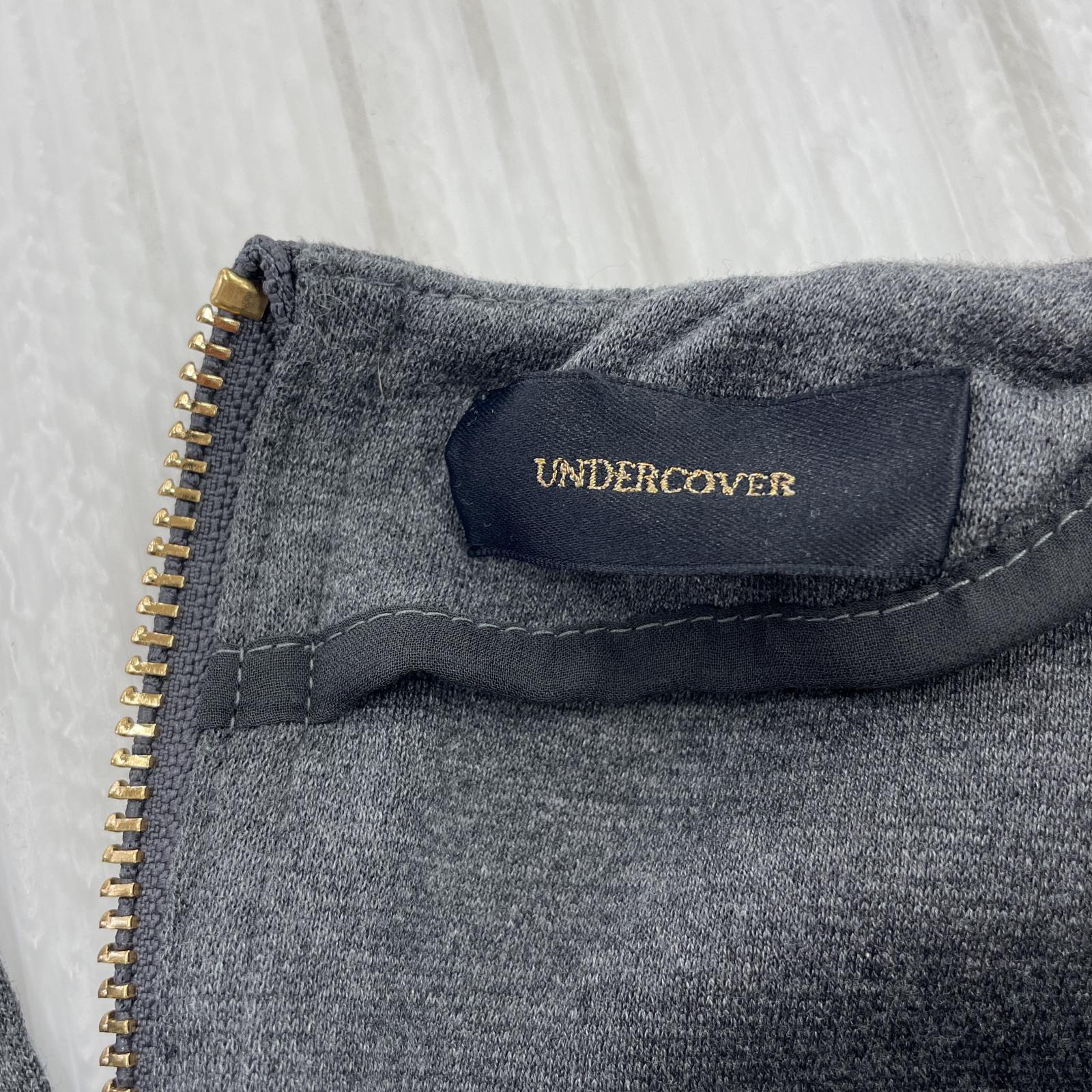 ワンピース UNDERCOVER ジップカットソーワンピース 2 グレー