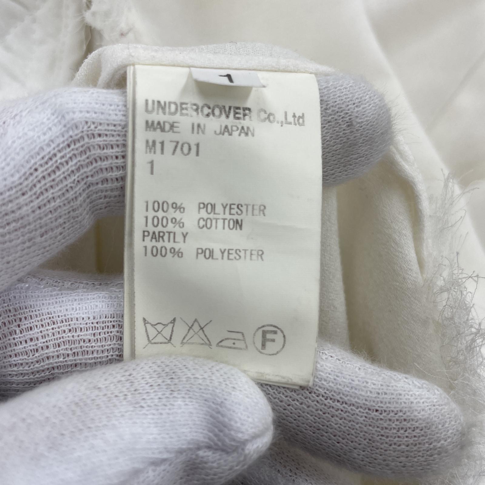 ワンピース UNDERCOVER 切替デザインS/Sワンピース 1 ホワイト N1701