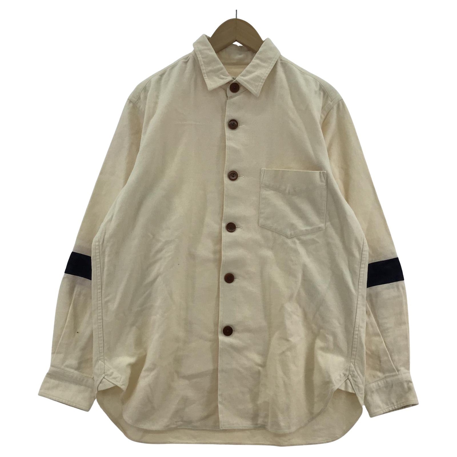 ジャケット dezert モールスキンシャツジャケット L アイボリー