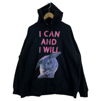 パーカー GANG RABBIT HOODIE 黒 ブラック