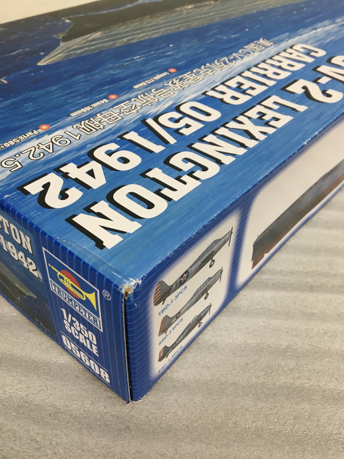 トランペッター 1/350 米海軍 空母 CV-2 レキシントン ミリタリープラモ