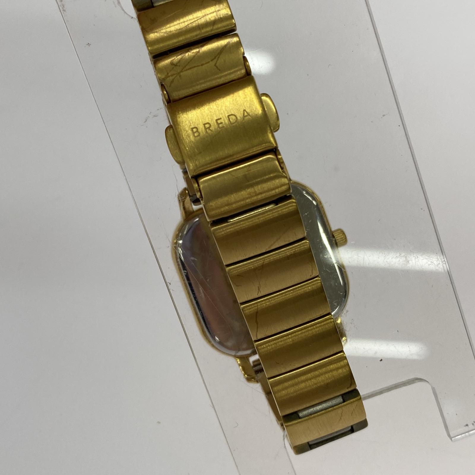 腕時計 BREDA/クォーツ腕時計/GLD ゴールド