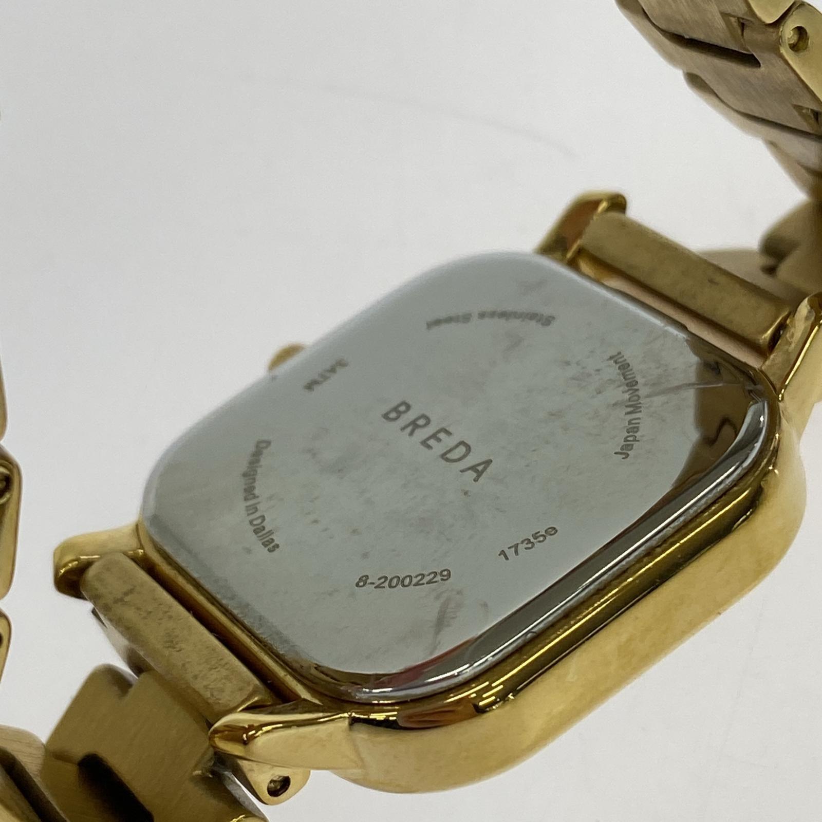 腕時計 BREDA/クォーツ腕時計/GLD ゴールド