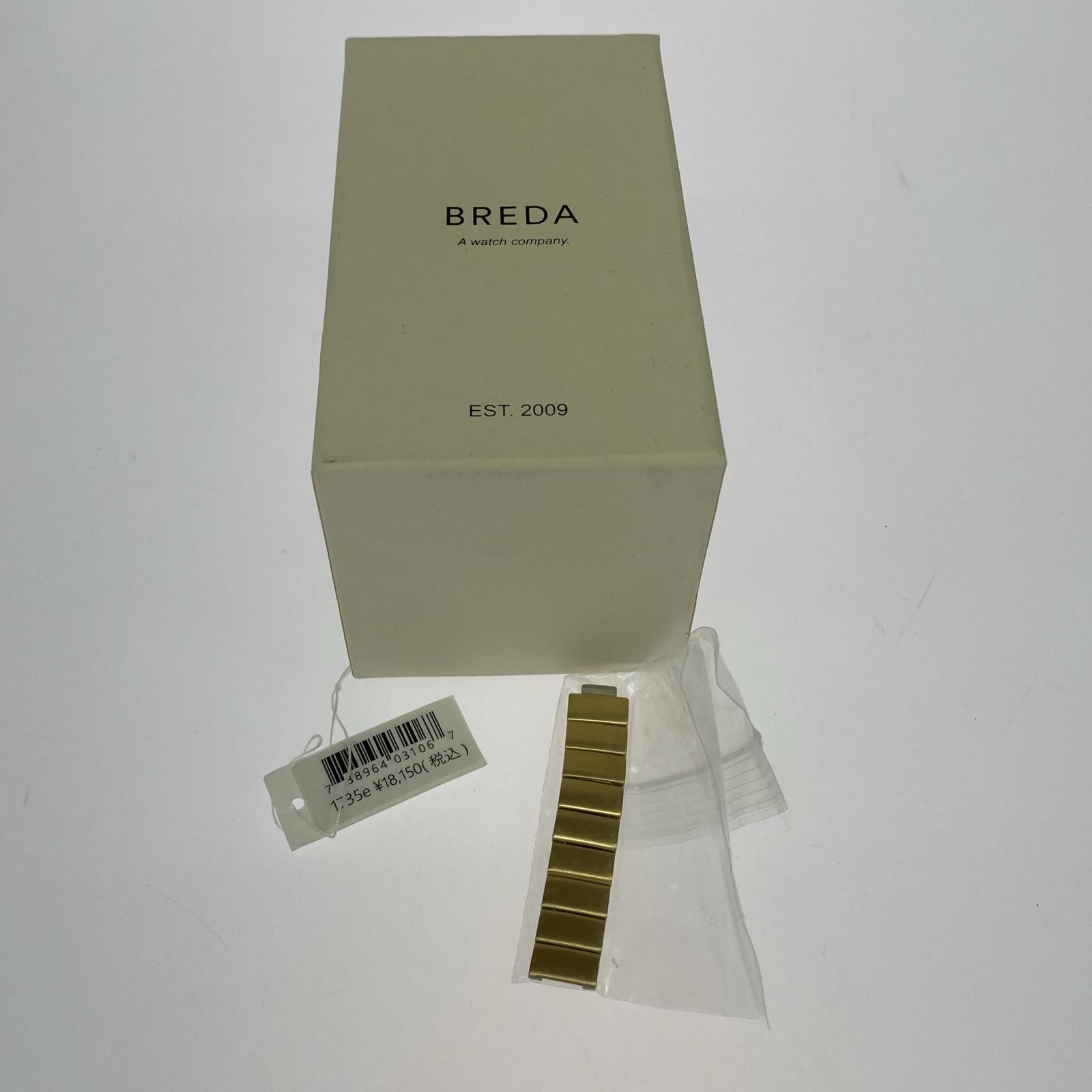 腕時計 BREDA/クォーツ腕時計/GLD ゴールド