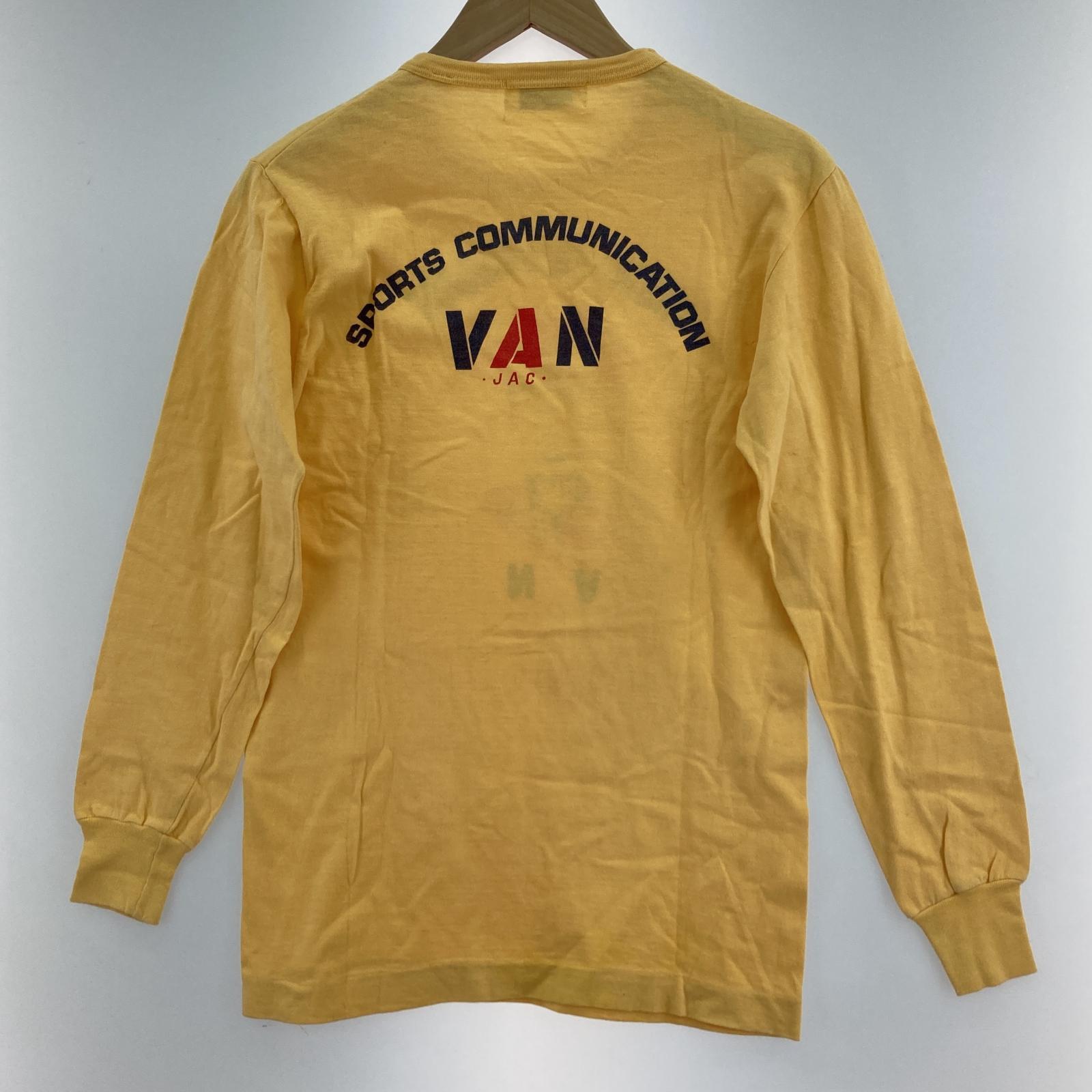 長袖Tシャツ 70s L/Sプリントカットソー (M)イエロー M