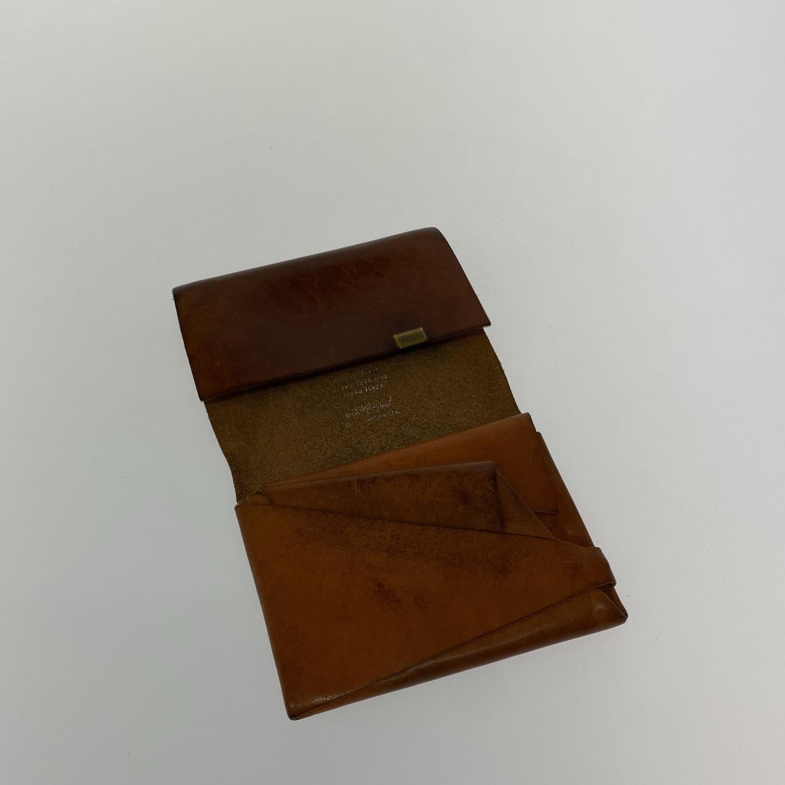 コンパクトウォレット 所作 折りたたみ財布 茶 ブラウン