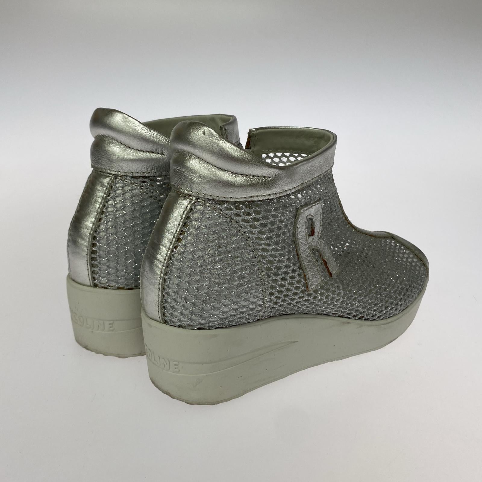 スニーカー RUCOLINE メッシュスニーカー シルバー