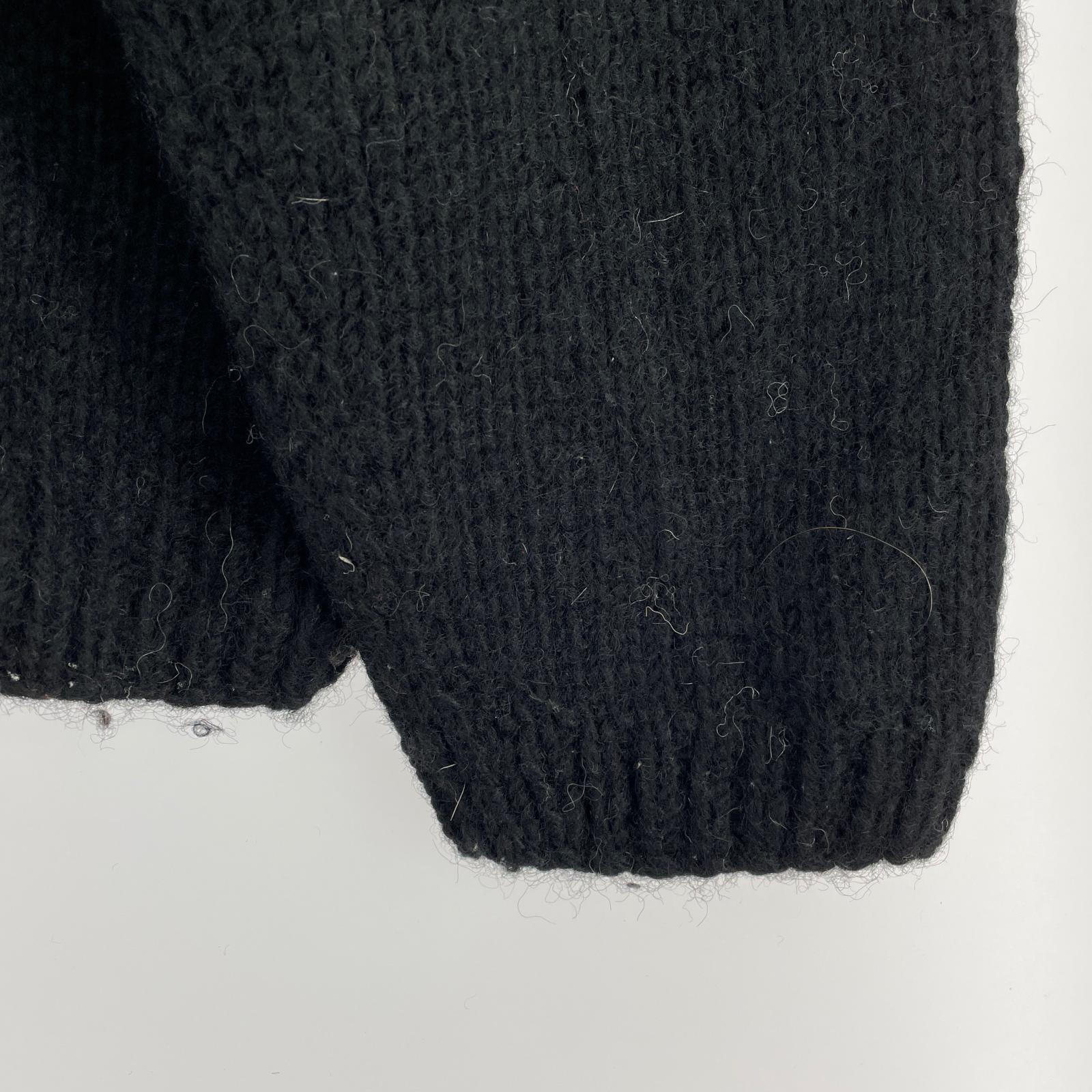 ニット MCMACHAN WOOLEN ブラック