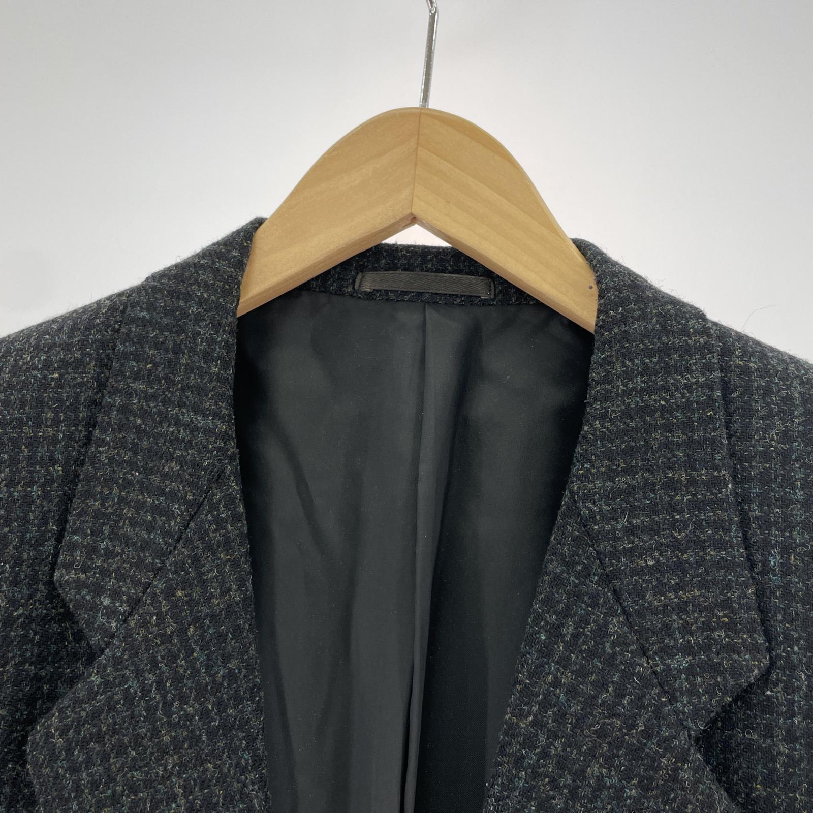 テーラードジャケット COMME des GARCONS HOMME 80s くるみボタン ツイードジャケット S グレー S グレー