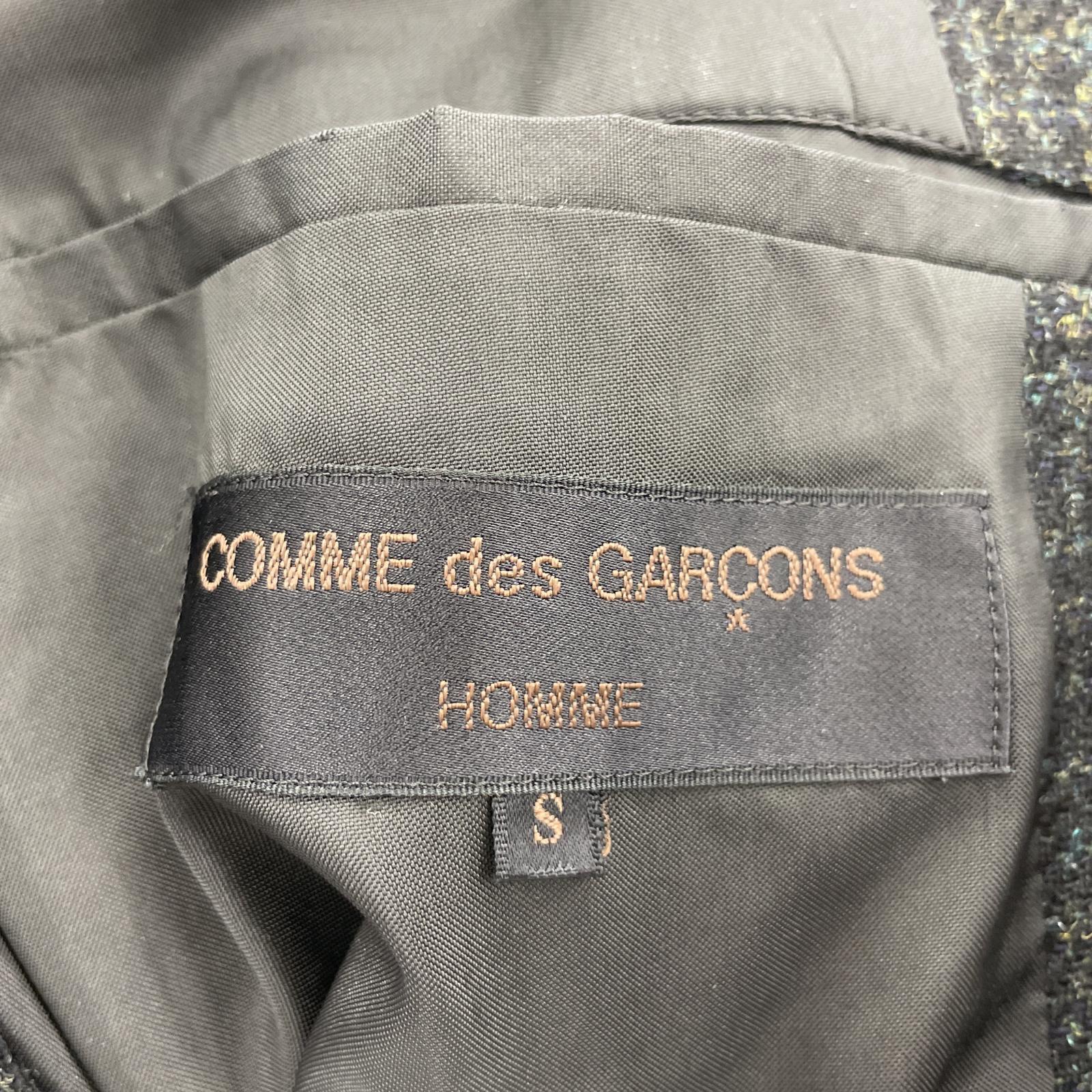 テーラードジャケット COMME des GARCONS HOMME 80s くるみボタン ツイードジャケット S グレー S グレー