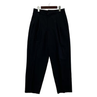 パンツ POUR HOMME 94SS 2タックスラックス 紺 (M) M ブラック