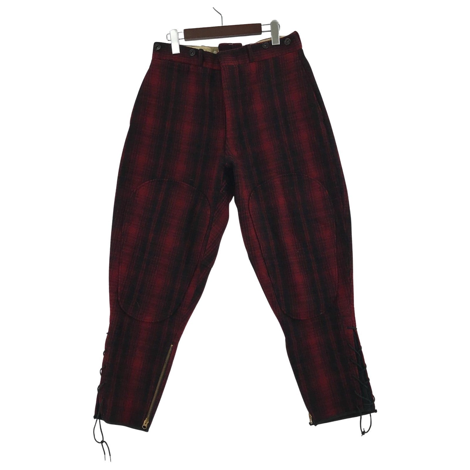 パンツ 紙タグ VINTAGE バッファローチェックハンティングパンツ