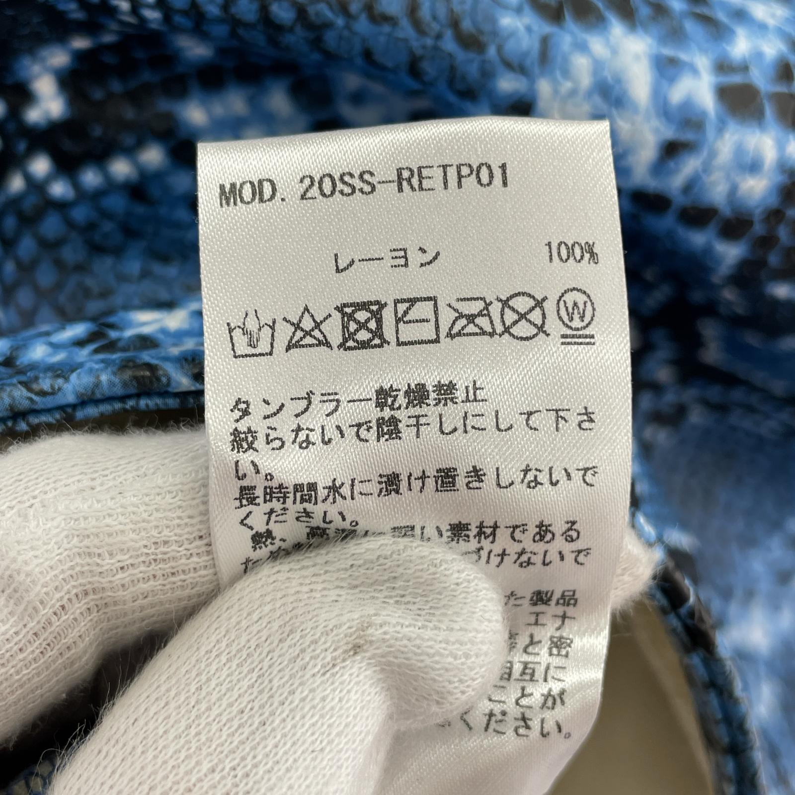 半袖シャツ xRIEHATA ビッグシャツ フリー