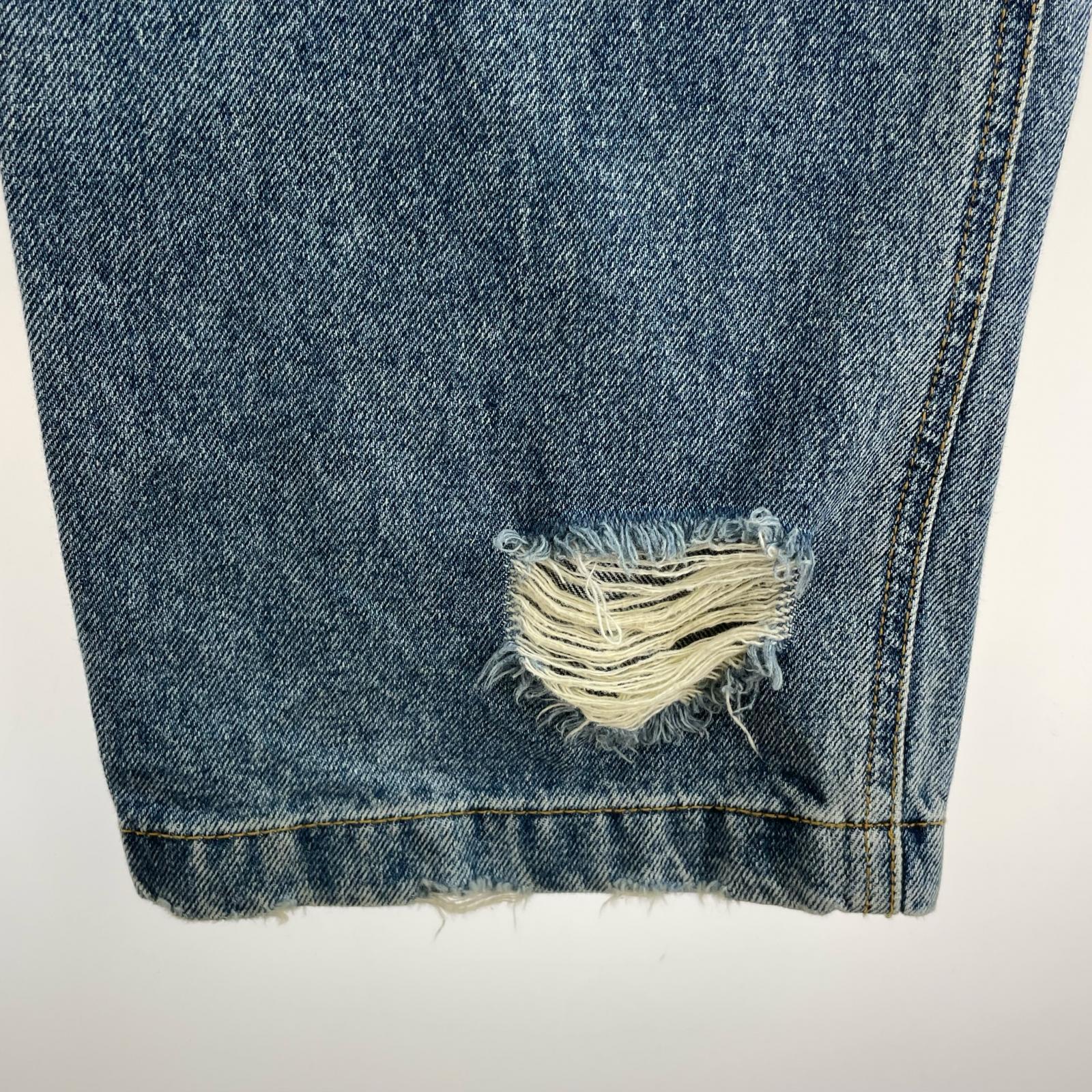 デニムパンツ 23SS ダメージデニム (30) ブルー