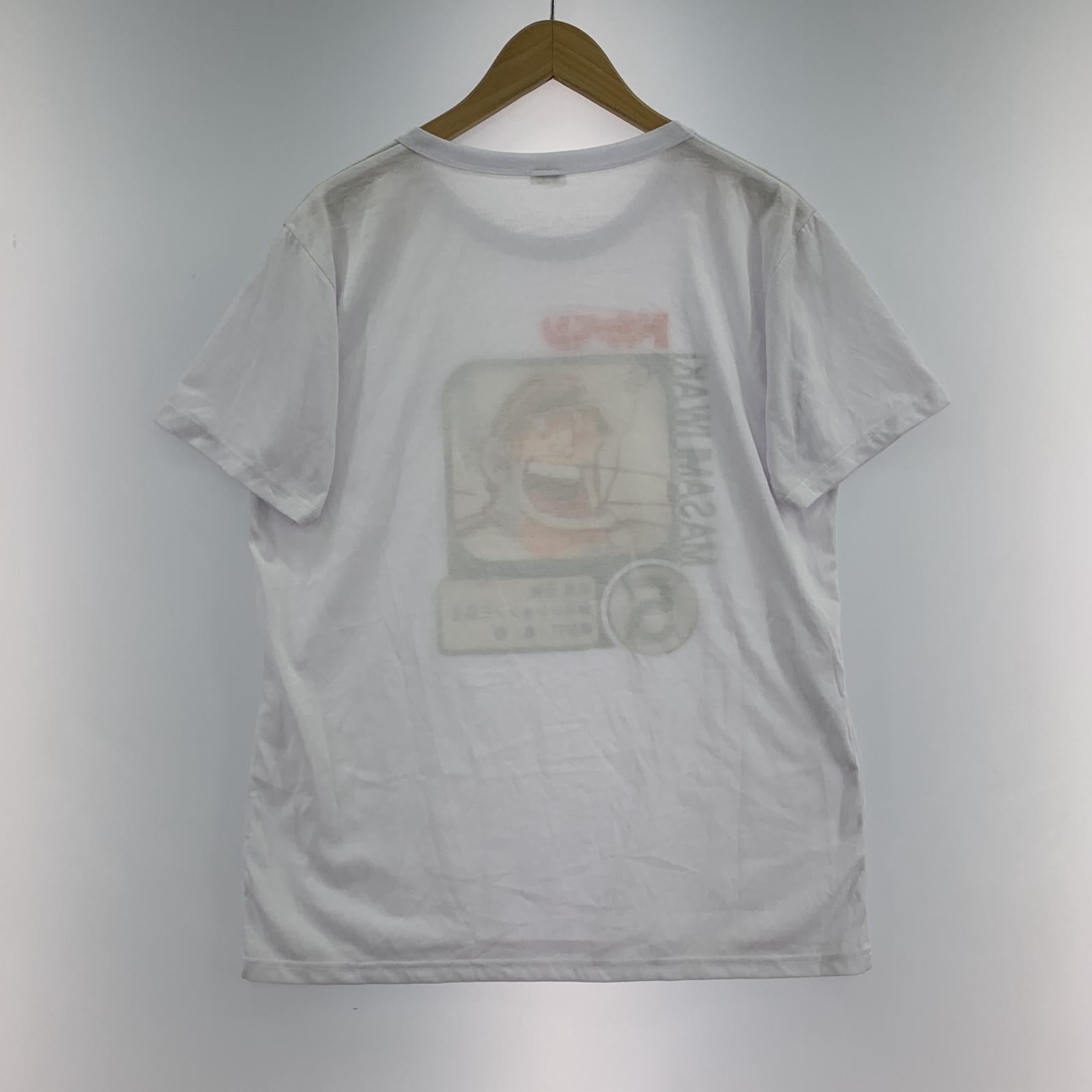 半袖Tシャツ 00s ドカベン プリントTee フリー グレー