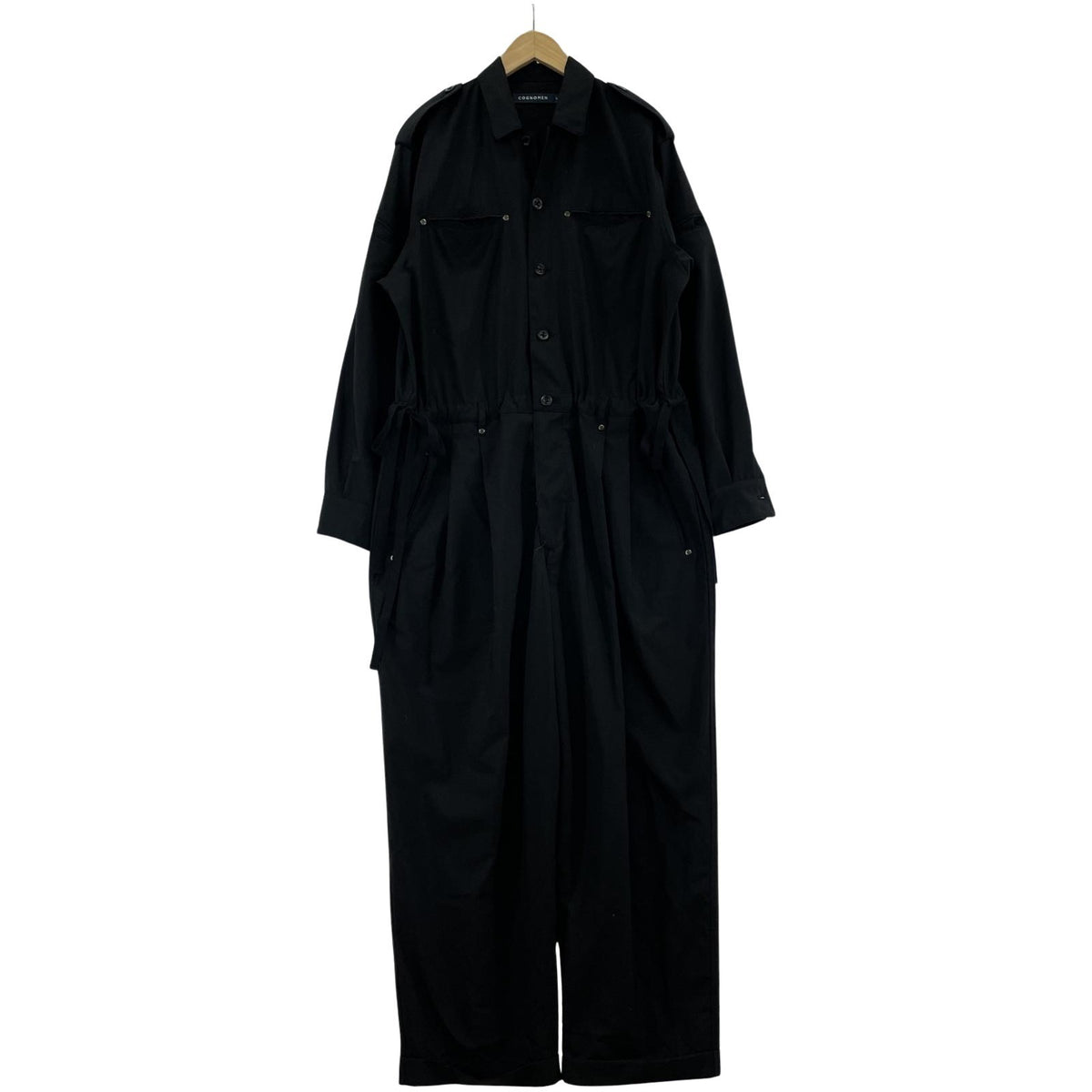 オーバーオール COGNOMEN MILITARY Jumpsuit Black L ブラック TC-PTM01 L ブラック