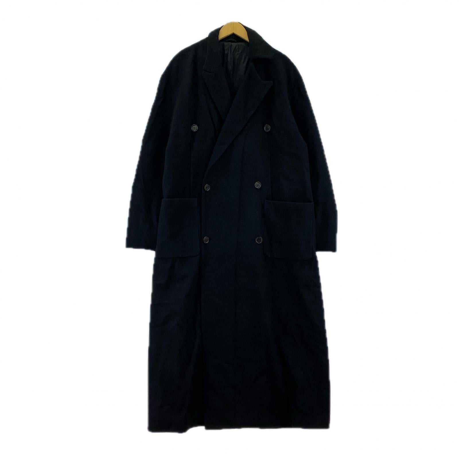 ジャケット MASU 24AW BAT COLLAR OVER COAT 50 ブラック MPFW-CT0224 ブラック