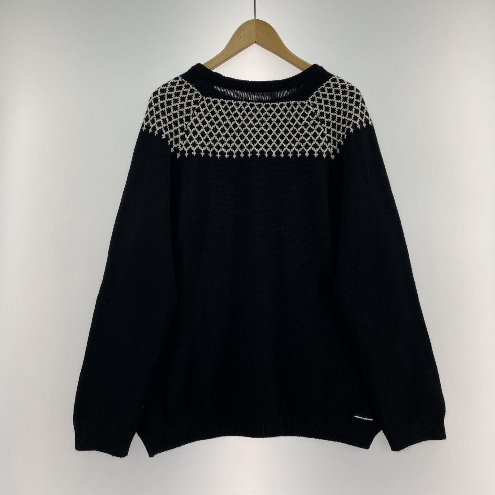 ニット RBG CREWNECK KNIT/ブラック 3 ブラック