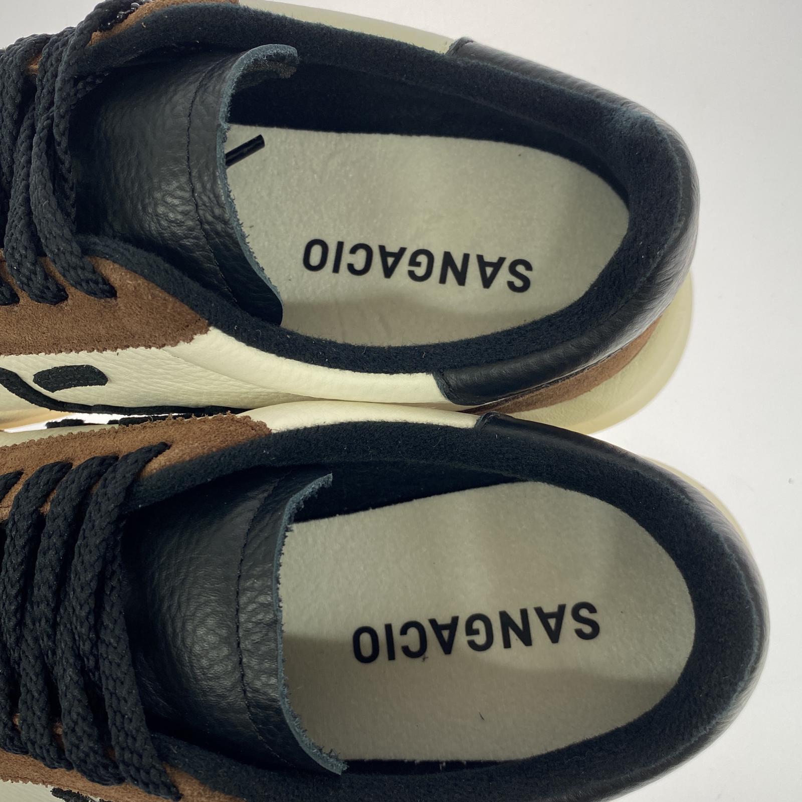 スニーカー にゅBLOW/WHITE×BROWN