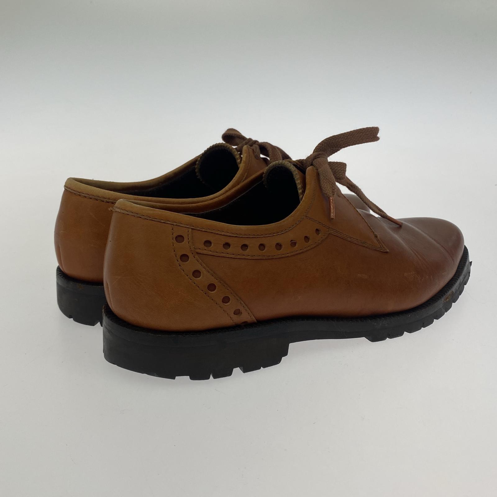 シューズ COMME des GARCONS HOMME PLUS 2ホールレザーシューズ 25.0 ブラウン
