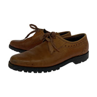 シューズ COMME des GARCONS HOMME PLUS 2ホールレザーシューズ 25.0 ブラウン