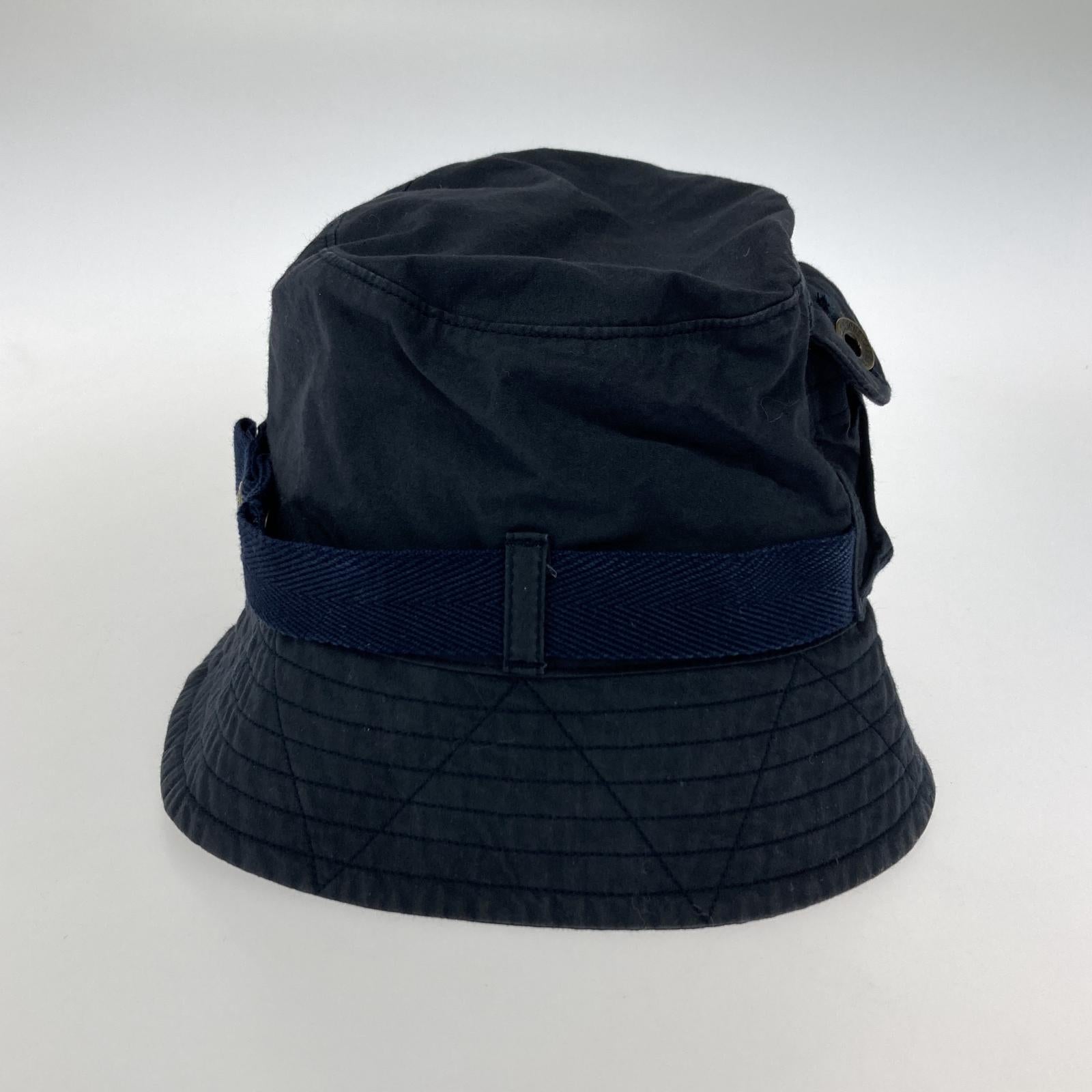 ハット TAKE&SONS BUSH COTTON BUCKET HAT ネイビー