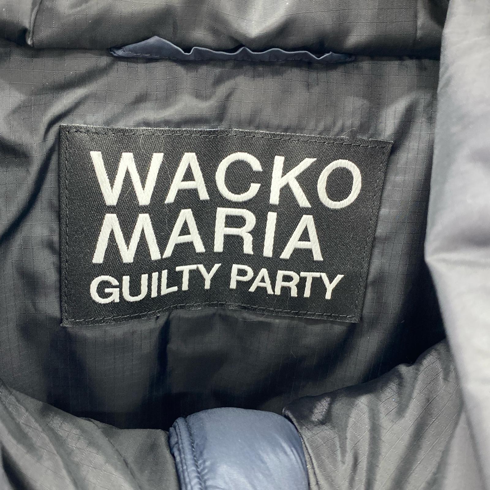ダウンジャケット WACKO MARIA 24AW PADDING JACKET PRIMALOFT プリマロフト中綿ジャケット L ブラック ブラック