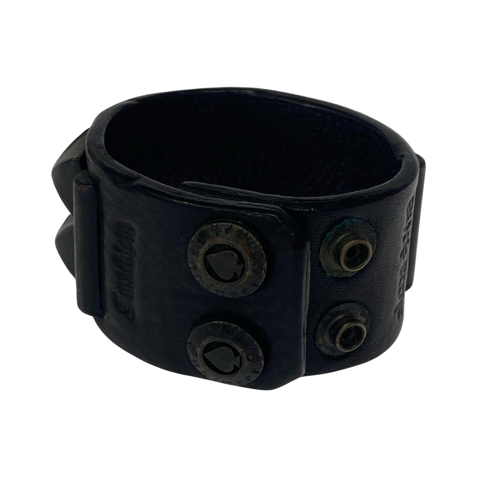ブレスレット BLACKBOOTS SMACK ENGINEER スタッズ レザーブレスレット ブラック