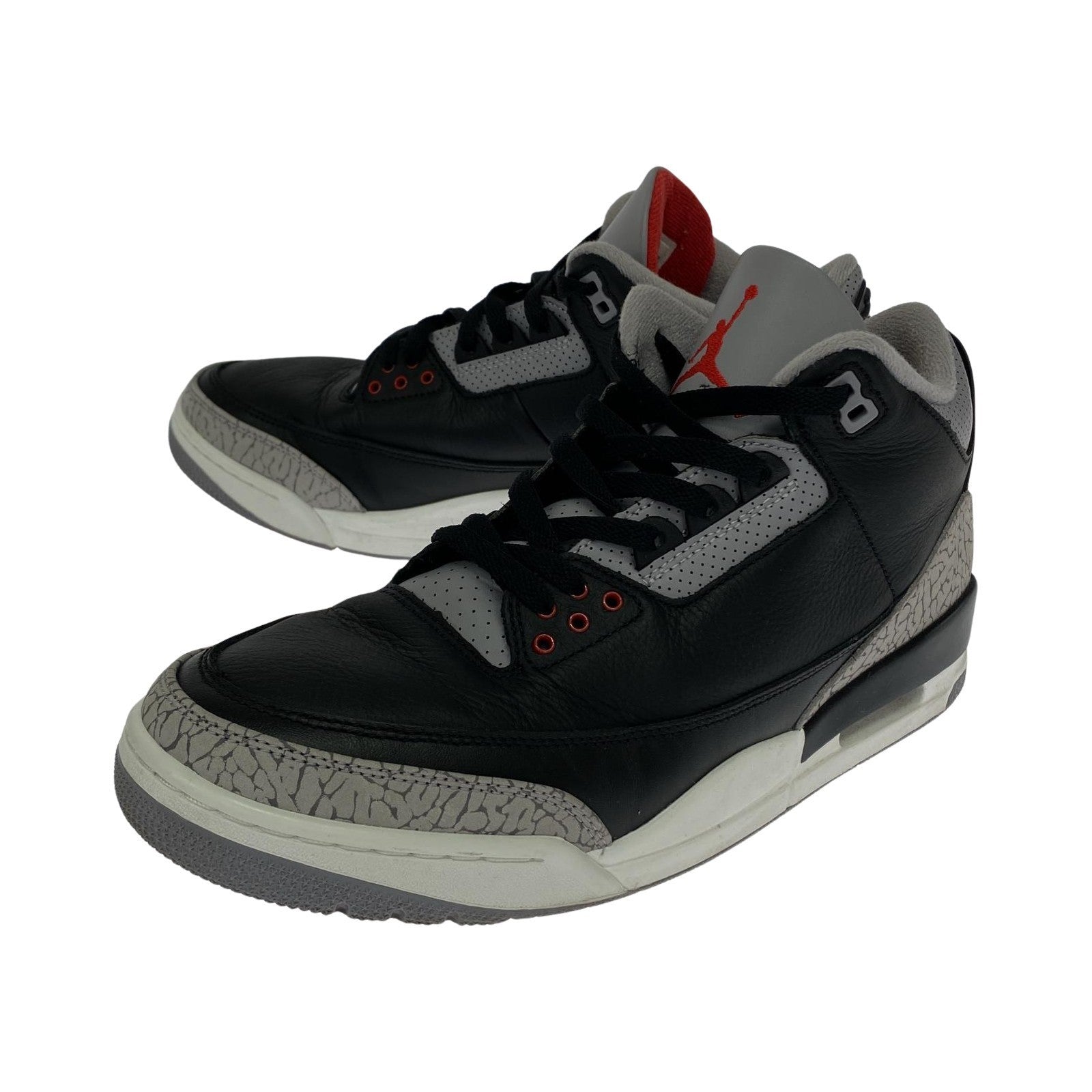 スニーカー AIR JORDAN 3 RETRO BLACK CEMENT 28.5cm 28.5cm (US10 1/2 UK10 EU47) ブラック