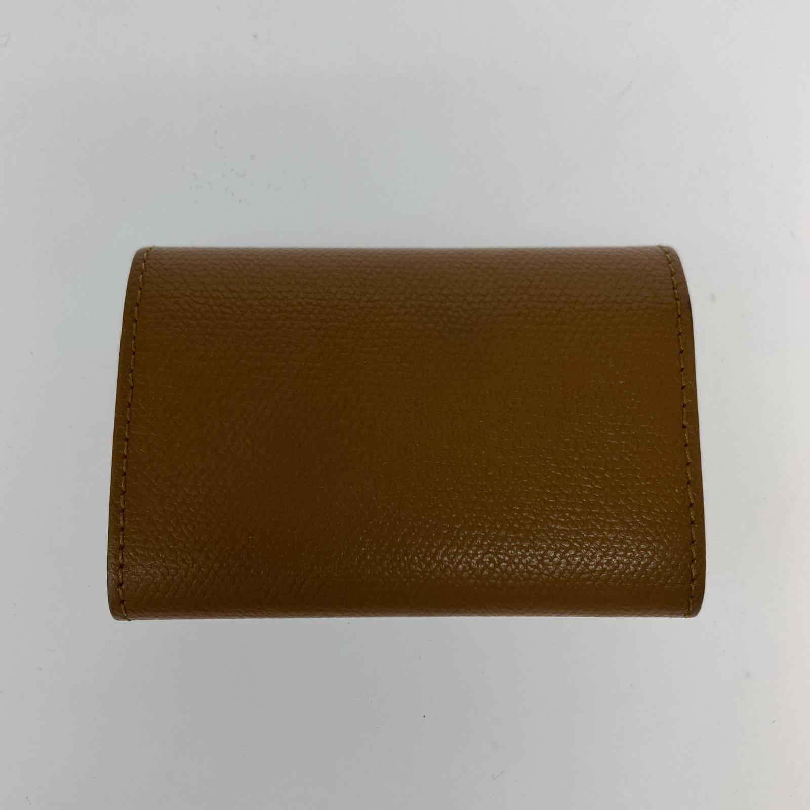 コンパクトウォレット CISEI 三つ折り財布 ブラウン ブラウン